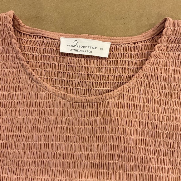 Mad About Style chiffon dress with sleeves size SX - Picture 6 of 7